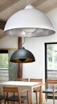 Lampa wisząca TOMA AZ2376 Azzardo Prosta i funkcjonalna w kolorze czarnym ze złotymi refleksami - 3