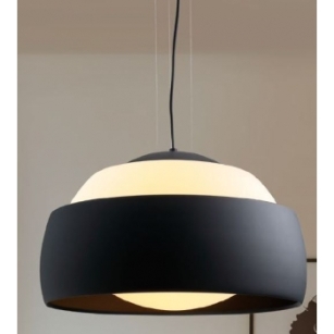 Lampa wisząca Genoa  AZ3164 Azzardo  Nowoczesna czarno/biała o średnicy 45 cm