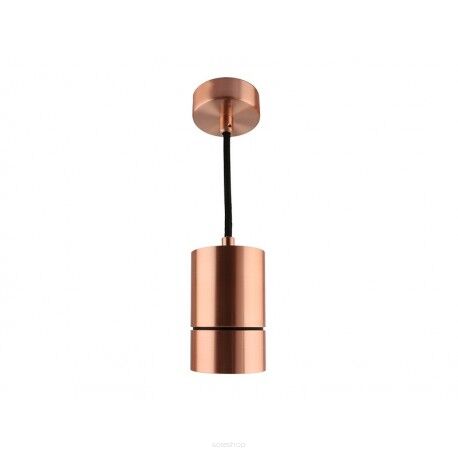 Lampa wisząca RAFFAEL AZ1626 Azzardo MIEDZIANA nowoczesna i minimalistyczna w kształcie tuby 