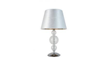 LAMPA STOŁOWA NOCNA SREBRNA MURANEO LUMINA DECO LDT 1123 (SL)