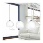Lampa wisząca GULIA 1 AZ0642 Azzardo Nowoczesna otwarta kula w kolorze biały  - 3