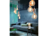 Lampa wisząca VOLTA 3 AZ2385 Azzardo Betonowa 3 zwisy minimalistyczna - 2