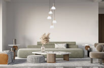 Lampa wisząca Montiela PND-34374-5-BK Italux - 2