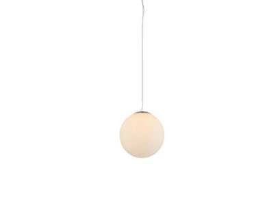 Lampa wisząca WHITE BALL 20 AZ1325 Azzardo Minimalistyczna szklana w kształcie kuli w kolorze białym