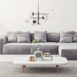 1197 OMI LAMPA WISZĄCA ZŁOTY ZUMALINE - 2
