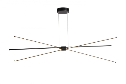 Lampa wisząca Jax pendant AZ3135 Azzardo Trzy krzyżujące się listwy LED nowoczesna