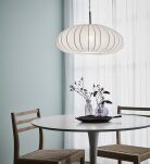 Lampa wisząca MIST 107940 Markslojd Nowoczesna biała tkanina 54 cm - 3