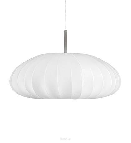 Lampa wisząca MIST 107940 Markslojd Nowoczesna biała tkanina 54 cm