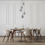 Lampa wisząca Meolo PND-40825-5-BK Italux - 2