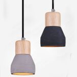 Lampa wisząca CONCRETE czarny beton 12 cm ST-5220-black loftowy klosz - 5