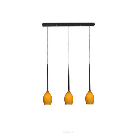 Lampa wiząca IZZA 3 AZ2322 Azzardo Nowoczesna i gustowna 3 zwisy w kolorze złotym na podłużnej podsufitce