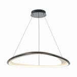 Geometryczna lampa wisząca GETAFE czarna LED Zuma Line MD3888-1L-3BCT - 2