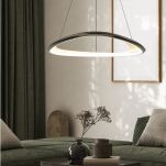 Geometryczna lampa wisząca GETAFE czarna LED Zuma Line MD3888-1L-3BCT - 3