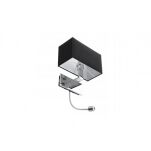 Lampa ścienna MARTENS WALL LED AZ15558 Azzardo Nowoczesna CZARNA 2 źródła światła - 5