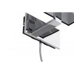 Lampa ścienna MARTENS WALL LED AZ15558 Azzardo Nowoczesna CZARNA 2 źródła światła - 3