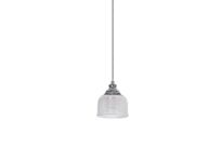 Lampa wisząca MORA AZ2109 Azzardo   Minimalistyczny pojedynczy zwis metalowa podstawa i szklany klosz - 2