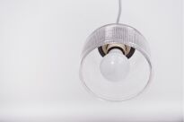 Lampa wisząca MORA AZ2109 Azzardo   Minimalistyczny pojedynczy zwis metalowa podstawa i szklany klosz - 4