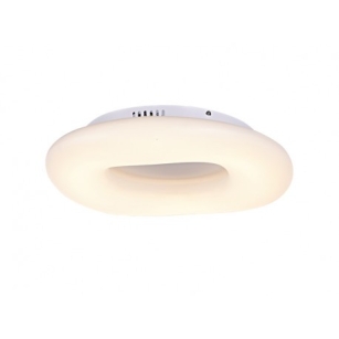 Plafon/ Lampa sufitowa DONUT TOP CCT 75 AZ2670 Azzardo Okrągły biały wykonany z akrylu LED regulowana barwa światła