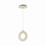 Lampa wisząca zwis z kryształkami GIRONA złota LED Zuma Line MD3713-1-3GT - 3