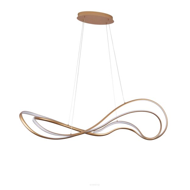 Lampa wisząca TWIST PENDANT 3-STEP DIMM GOLD złoty Azzardo AZ5734