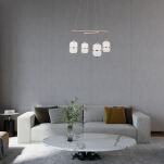 Lampa wisząca Alani PND-34375-4-HBR Italux - 2