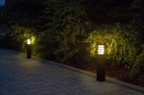 Lampa stojąca słupek ogrodowy RADO II 3 BL SU-MA CZARNY 25 cm wysokości - 4