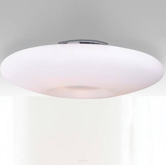 Lampa sufitowa plafon PIRES 50  AZ0280 Azzardo Nowoczesna w kształcie spodka biała średnica 50 cm