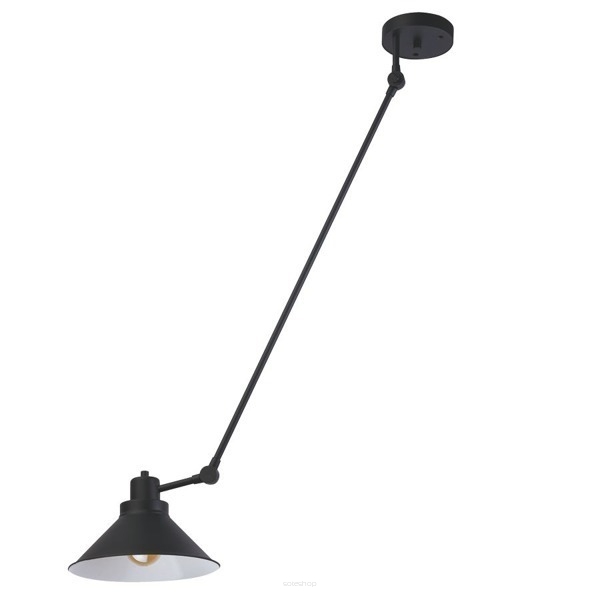 Lampa wisząca TECHNO 9144 Nowodvorski RETRO metalowy klosz na ruchomym wysięgniku