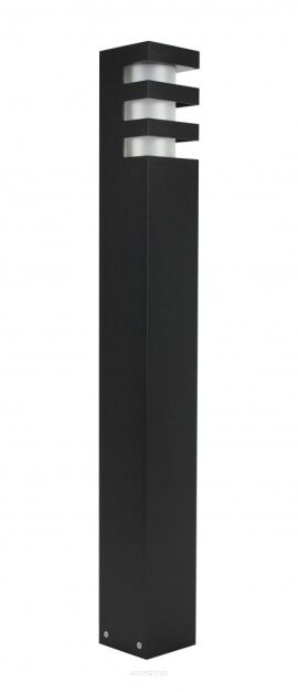 Lampa stojąca zewnętrzna ogrodowa RADO 1 BL SU-MA aluminiowa czarna wysokość 75 cm