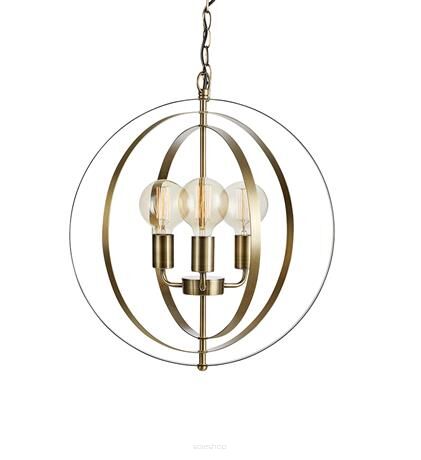 Lampa wisząca ORBIT 107941 Markslojd 3 pierścienie NDUSTRIALNA antyczny brąz
