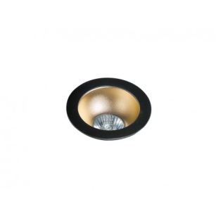 Lampa wpuszczana REMO 1 DOWNLIGHT AZ1732 Azzardo Okrągła techniczna CZARNA