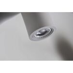Lampa sufitowa plafon LINO AZ1479 Azzardo Techniczna łamana tuba BIAŁA - 3