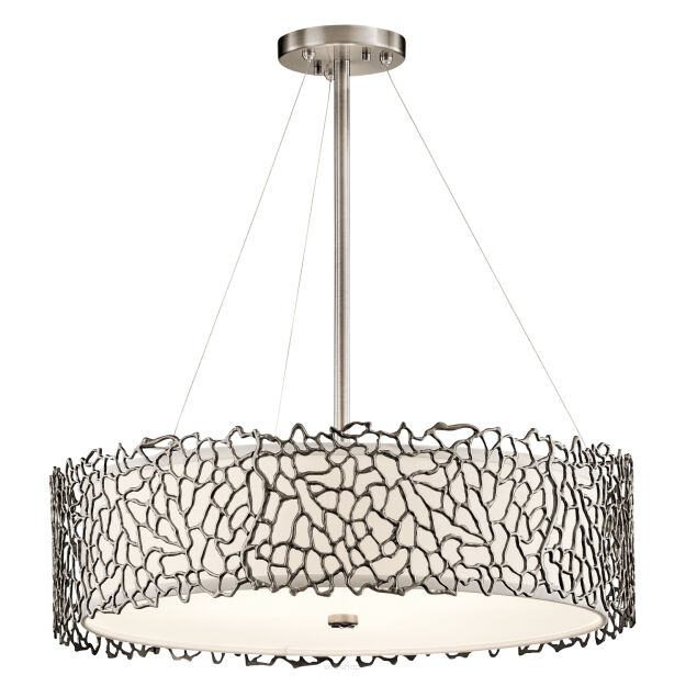 Lampa wisząca SILVER CORAL KL-SILVER-CORAL-P-B KICHLER  Nowoczesna z ażurową dekoracją