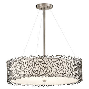 Lampa wisząca SILVER CORAL KL-SILVER-CORAL-P-B KICHLER  Nowoczesna z ażurową dekoracją