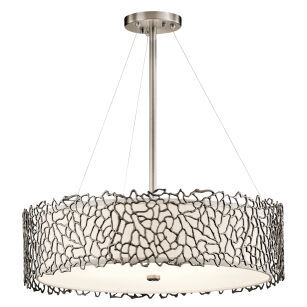 Lampa wisząca SILVER CORAL KL-SILVER-CORAL-P-B KICHLER  Nowoczesna z ażurową dekoracją