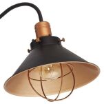 Kinkiet GARRET 6442 Nowodvorski VINTAGE czarno-miedziana  - 2