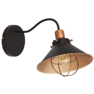 Kinkiet GARRET 6442 Nowodvorski VINTAGE czarno-miedziana 