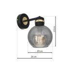 Kinkiet OMEGA MILAGRO 1xE27 MLP6528  - 2