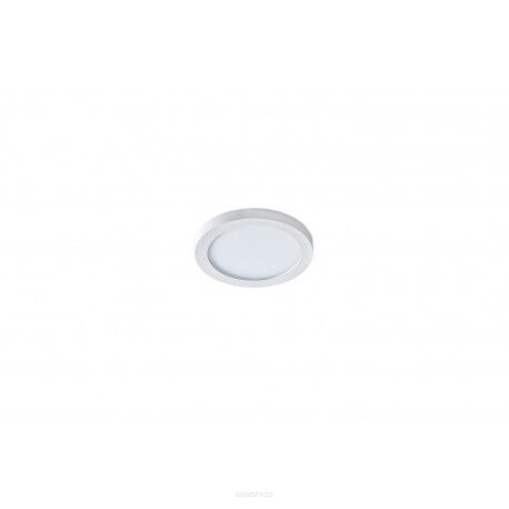 Lampa sufitowa SLIM ROUND 9 Azzardo Wpuszczana minimalistyczna okrągła biała  IP44 3000K/4000K