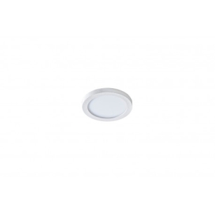 Lampa sufitowa SLIM ROUND 9 Azzardo Wpuszczana minimalistyczna okrągła biała  IP44 3000K/4000K