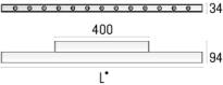 Oprawa natynkowa RAY multi.dot NT 574 On-Off LABRA 57,5 cm listwa LED 3.2258 - 2