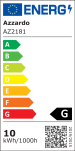 Lampa zewnętrzna kinkiet CREMONA M AZ2181 Azzardo Minimalistyczna oprawa w kolorze białym IP54 LED góra-dół - 3
