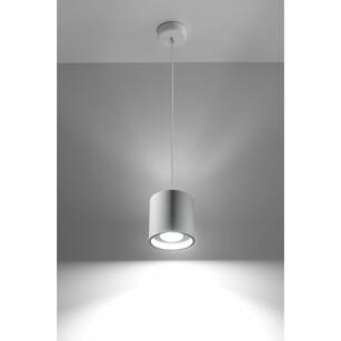 Lampa wisząca Orbis Biały walec LED SOLLUX LIGHTING SL.0053