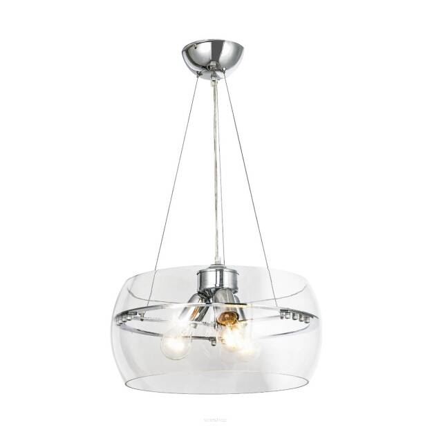 Lampa wisząca MERANO RLD931031-3 ZumaLine Szklana transparentna 40 cm