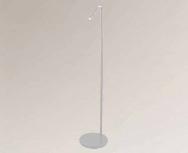 Lampa podłogowa KOSAME 7873 SHILO Minimalistyczna 130 cm regulowana biała