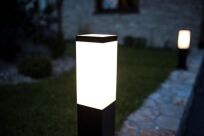 Słupek ogrodowy INOX KWADRATOWA SS802-450 BL SU-MA CZARNA uniwersalna - 3