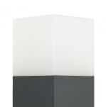 Lampa ogrodowa słupek CUBE CB-330 DG SU-MA NOWOCZESNA PROSTA SZARA 33 CM - 4