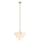 Lampa wisząca MERLOT 107903 Makslojd szklane białe klosze  metal złoty nowoczesna - 2