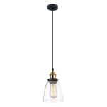Lampa wisząca FRANCIS MDM-2563/1 GD+CL iTALUX Styl retro vintage  - 2