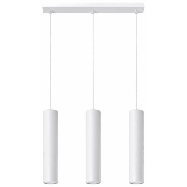 Lampa Wisząca LAGOS 3 biały zwis Sufitowy LED SOLLUX LIGHTING SL.0325